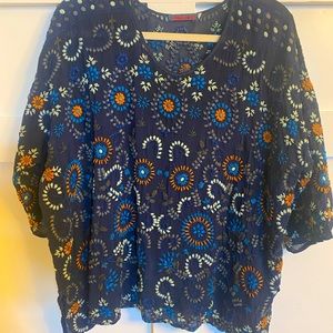 Johnny Was Tunic, navy, L